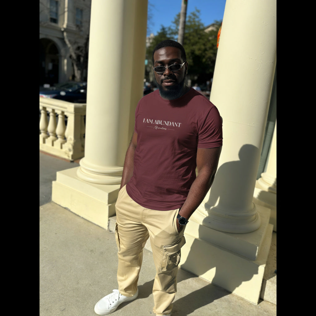 I Am Abundant Affirmation Unisex Tee | Affirmations With Ana