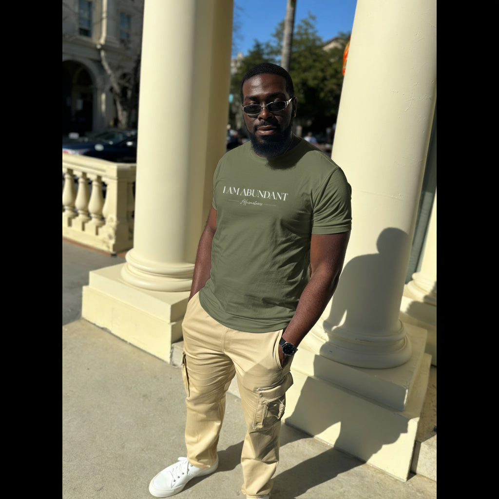 I Am Abundant Affirmation Unisex Tee | Affirmations With Ana